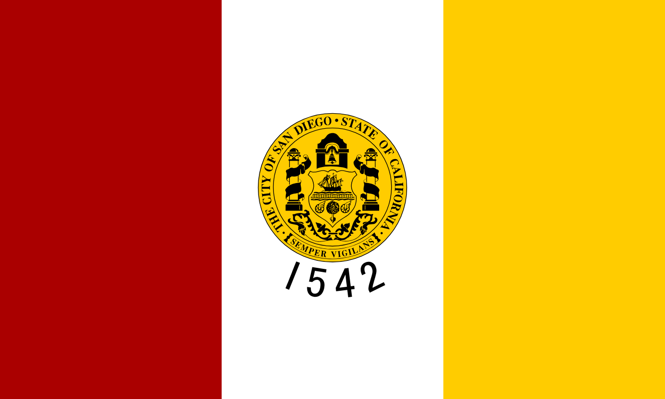 San Diego City Flag - America's Finest City